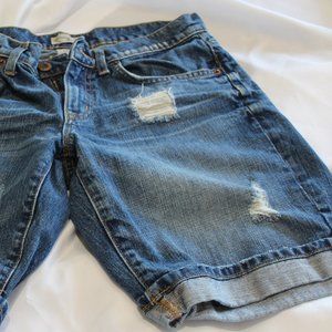 boyfriend jean shorts